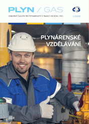 Ansicht  PLYN/GAS Odborný časopis pro plynárenství s tradicí od roku 1921. 1/2022 Plynárenské vzdělávání 1.3.2022
