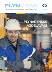 Publikation  PLYN/GAS Odborný časopis pro plynárenství s tradicí od roku 1921. 1/2022 Plynárenské vzdělávání 1.3.2022 Ansicht