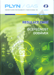 Ansicht  PLYN/GAS Odborný časopis pro plynárenství s tradicí od roku 1921. 4/2022 Regulace emisí. Bezpečnost dodávek 1.12.2022
