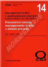 Publikation  VDA 14 - Preventivní metody managementu kvality v oblasti procesů - 1. vydání 1.1.2009 Ansicht