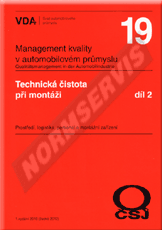 Publikation  VDA 19.2 - Technická čistota při montáži. Prostředí, logistika, personál a montážní zařízení 1.10.2012 Ansicht