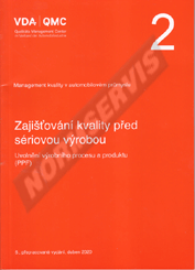 Ansicht  VDA 2 - Zajišťování kvality před sériovou výrobou. Uvolnění výrobního procesu a produktu (PPF) - 6. vydání 1.9.2020