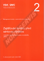 Publikation  VDA 2 - Zajišťování kvality před sériovou výrobou. Uvolnění výrobního procesu a produktu (PPF) - 6. vydání 1.9.2020 Ansicht